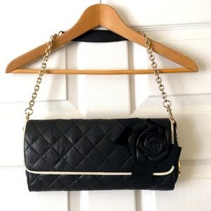 New DKNY 100% Lamb Nappa Quilted Shoulder bag